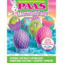 PAAS Mermaid Tails Egg Decorating Kit – Create Mermaid Scales with Reusable Netting Sleeves, Stickers, and Fun Dye Tablets, Pack Of 2