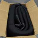 Skechers Memory Foam Car Seat Covers, Leather Seat Covers with Thick Memory Foam, Black Air Cool Rear Seat Covers, Automotive Comfort and Protection for Most Cars, Van,Trucks, SUVs(Rear,Black)