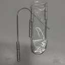 Tongue Scraper for Adults by HOKIN (2Pcs Oral Care Pack) Stainless Steel Tongue Cleaners Reduce Bad Breath 100% Metal Tough Scrapers Men and Women Hygiene Product (Silver)