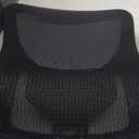 COMHOMA Big and Tall Ergonomic Mesh Office Chair, High Back Home Desk Chair Computer Gaming Chair with Headrest, Flip-Up Arms, 90-125° Tilt Lock and Wide Cushion, Task Chair for Man Woman- Black