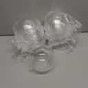 Super Z Outlet Clear Plastic Acrylic Bath Bomb Mold Shells Molding Balls Kit (120mm, 12 Pack)
