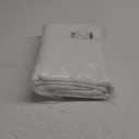 RYB HOME White Sheer Curtains for Living Room Privacy Semi Sheer Linen Curtains Light Glare Filtering for Bedroom Dining Office Window, 52 inches Wide x 84 inches Long, 2 Panels, White