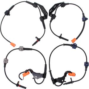 MOTOKU Front Rear ABS Wheel Speed Sensors Set for Honda CR-V 2.4L 2002-2006 Left Driver and Right Passenger Side