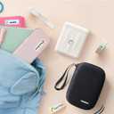 NIIMBOT Label Maker Machine Bluetooth Label Printer for School Home Office Organization, Wireless Mini Labeler D110 Upgraded Version, Label Machine with Label, White