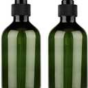 Pump Bottle Dispenser, Yebeauty 10oz/300ml Empty Plastic Shower Refillable Dispenser Soap Shampoo Pump Dispenser Containers with Pump Multipurpose for Cosmetic Kitchen Bathroom, 2-Pack Green