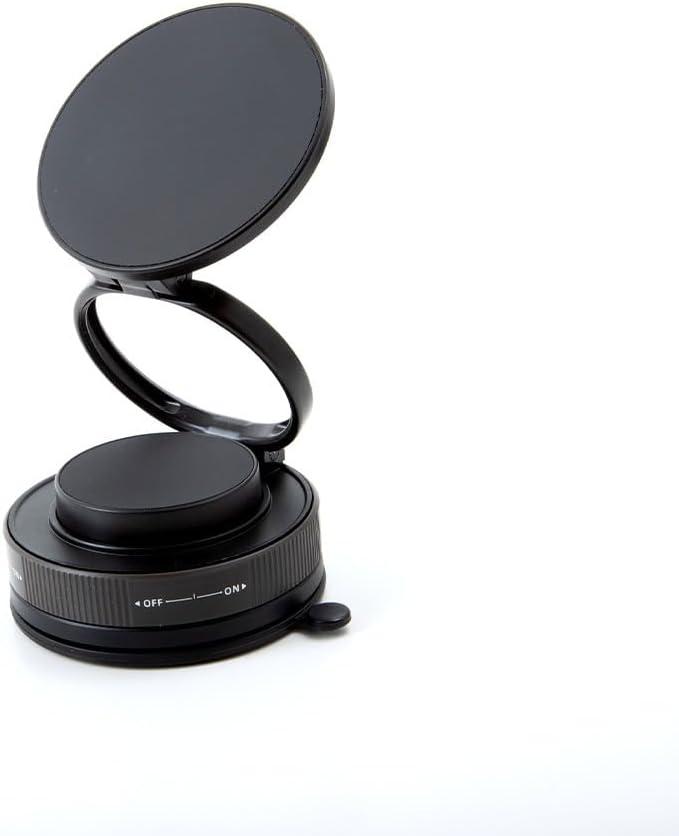 YOURS y708-058 Vacuum Gel Suction Cup + Super Strong Magnetic Smartphone Holder, Neodymium Magnet, Smartphones, Tablets, Gel Suction Cup, 360° Rotation, 360°