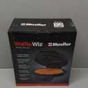 Mueller Heart 5 Waffle Maker, Waffle Iron, Adjustable Browning Control & Nonstick, Cool Touch Handle, Easy to Clean, Small Kitchen Appliances