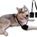 Miller Eclipse Dog Reinforced Elbow Pads Elastic Hygroma Relief Pressure Sore Cushions Flexible Straps Medium Dog Large Dog Soft Stretchy Material