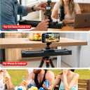 IFOOTAGE Pico Pro Motorized Slider Phone Gimbal Stabilizer 15.7" | 2-Axis Portable Phone Gimbal Stabilizer for iPhone Android Insta360 Action Cams DJI Pocket 3/4, Payload 3.3lb