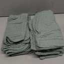 12 Pack Muslin Burp Cloths 100% Cotton Muslin Cloths Large 20''x10'' Extra Soft and Absorbent Baby Burping Cloth - Green