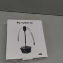 Fly Fans for Tables, Fly Repellent Fan Outdoor Indoor Keep Flies Away, Fly Repellent Fans for Tables with Holographic Blades for Picnic, Party, Restaurant, Kitchen, and BBQ, 4 Pack Silver