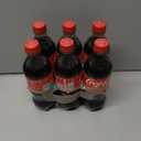 Coca-Cola Soda Soft Drink Bottles, 16.9 fl oz, 6 Pack (EXP 02/09/26)