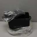 AuldHome Design Enamelware Laundry Powder Container (Black), Enamelware Detergent Bin w/ Scoop