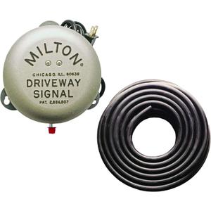 Milton's Bell Kit Driveway Signal Bell with 50' Hose and end-of-hose plug