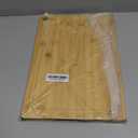 Hiware Bamboo Cutting Board for Kitchen, Heavy Duty Wood Cutting Board with Juice Groove, 100% Organic Bamboo, Pre Oiled, 15" x 10" (Natural)