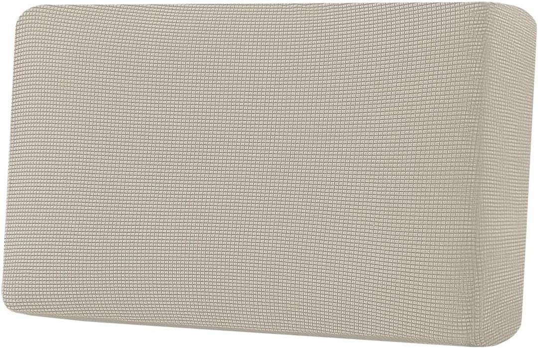 H.VERSAILTEX Super Stretch Individual Seat Cushion Covers Sofa Covers Couch Cushion Covers Slipcover Sets Thick Jacquard Textured Twill Fabric (1 Piece Loveseat Cushion Cover, Island Fossi)