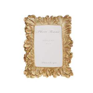 Scarlume 4x6 Picture Frames Gold Vintage Photo Frame for Table Top Display and Wall Hanging Home Decor