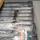 BABELIO 36" Tall Dog Gate PressGuard C5, 26-40" Wide Auto Close Baby Gate, Pressure Mounted Metal Pet Gate, Easy Install No Drilling, No Tools Needed, with Wall Protectors and Extension Kits