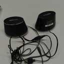 Amazon Basics Stereo 2.0 Speakers for PC or Laptop with Volume Control, 3.5mm Aux Input, USB-Powered, 1 Pair, Black