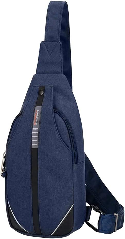 WATERFLY Medium Crossbody Sling Backpack Anti Theft Backpack for Traveling Chest Shoulder Bag
