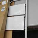 Step Stool for Adults,2 Step Ladder Folding 330lbs Anti Slip Step Stool,Foldable Ergonomic 2 Steel Stool with Wide Pedal for Home, Kitchen, Office (White)