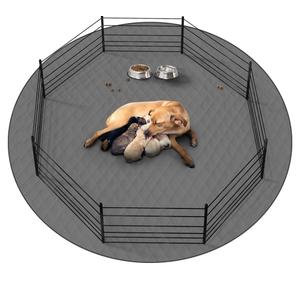 Washable Reusable Dog Pee Pads, 65" Round Absorbent & Waterproof Puppy Training Pad for Crate, Playpen & Carpet, Large Potty Pads for Dogs, Cats & Small Pets