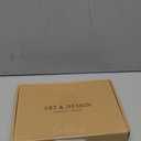 Goo-Ki 2.5''(64 mm) Hole Centers Luxurious & Sturdy Zinc Alloy Cabinet Handls,Matt Black Cabinet Pulls for Kitchen,Drawer,Cupboard & Wardrobe,6 Pack