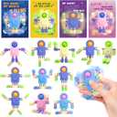 Valentines Day Gifts for Kids - 28 Pack Wacky Tracks & Fidget Spinners with Valentines Greeting Cards for Kids Classroom, Kid Valentines Exchange Gifts Ideas Preschool Valentine Gifts Favors