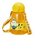 MINISO Minions Kids Water Bottle 27 oz Leak Proof Tumbler with Straw, Durable Cup with Lid Plastic Water Bottle with Strap for Kids Toddlers School Travel Sports Home Office Camp Minion Fans BPA-Free