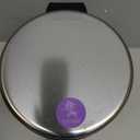 simplehuman 4.5 Liter / 1.2 Gallon Round Bathroom Step Trash Can, Brushed Stainless Steel