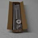 Shower Curtain Rod, 1" Diameter Heavy Duty Tension Shower Rod, Non Slip Adjustable 28-74 inch No Drill Shower Curtain Rods Spring Tension For Bathroom, Shower Stall, No Rust, Brushed Nickel