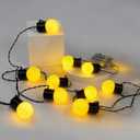 imprsv Battery Operated String Lights for Marquee Light Up Letters Numbers LED 10-Bulb Yellow Indoor Outdoor Warm Yellow Light Bulbs Bedroom Wall Christmas Decor Wedding Birthday Party Decorations