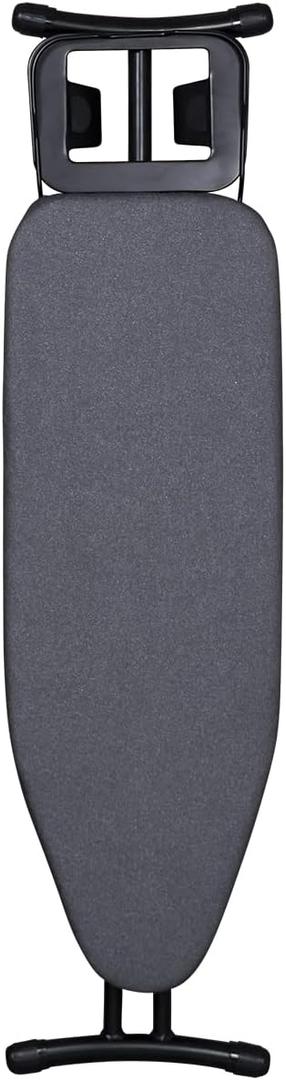 Duwee 13"x38" Ironing Board with Heat Resistant Cover and Thicken Felt Pad, Folding Adjustable Height Large Ironing Board,Heavy Sturdy Legs,Black Duwee 13"x38" Ironing Board with Heat Resistant Cover and Thicken Felt Pad, Folding Adjustable Height Large Ironing Board,Heavy Sturdy Legs,Black