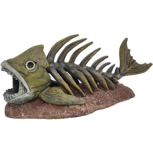 Halloween Skeleton Decorations, 3 Styles, Eagle, Fish, Unicorn Animals Skeletons, for Table Yard Lawn Party Props Dcor (Fish)