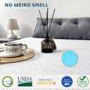 Airensky Full Size Memory Foam Mattress Topper, Cooling Gel Infused High Density Topper with Skin-Friendly Removable Cover, Pressure Relief Back Pain, CertiPUR-US Certified, (3 Inch, Full 54"x75")