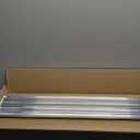 A-M Gutter Guard - Heavy Duty Lifetime Quality Aluminum Leaf & Debris Protection for 5-inch and 6-inch (5 Inch-50 Feet, Mill Finish) - Made in The USA