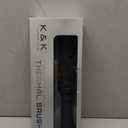 K&K Thermal Brush, Blowout Boost Ionic Round Heated Hot Brush, to Make Hair Smoother & Shinier, Easy to Use, Not for Blow Drying, 38mm Barrel,Dual Voltage, US Plug, Jet Black