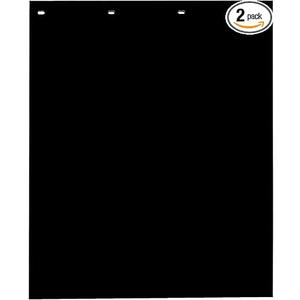 Buyers Products RC30PPB, 2 Pack, Super Durable Black Polymer Mudflaps 24x30 Inch, Mud Flaps are NOT Rubber