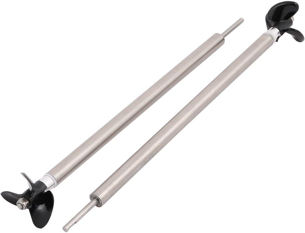 uxcell 2Pcs Drive Shaft W Propeller for RC Boat Coupler Assemble Kit, L200mm Shaft, D3mm Three Propeller
