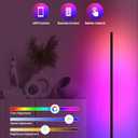 Corner Floor Lamp, 2 Pack LED Corner Lamp with App and Remote Control, RGBICW 16 Million DIY Colors & 68+ Scene, Music Sync, Color Changing Smart Ambient Light for Living Rooms, Bedrooms, Gaming Room