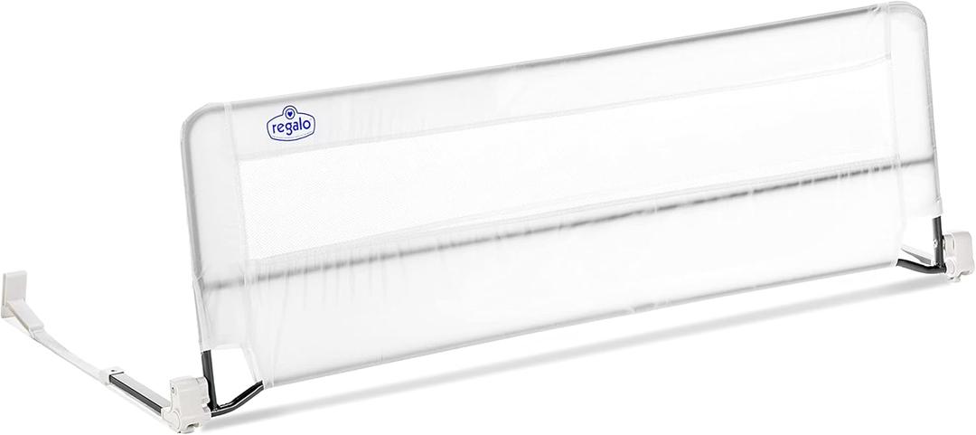 Regalo Swing Down 54-Inch Extra Long Bed Rail Guard, with Reinforced Anchor Safety System