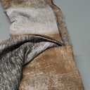 Aeyadis Brown Grey Abstract Blackout Curtain, Rustic Farmhouse Acrylic Aesthetic Unique Vintage Window Curtains Living Room Bedroom Decor Darkening Window Drapes Treatments, 2 Panels 52x84 Inch