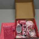 21Pcs Girls Hair Salon Toys, Beauty Salon Set with Pretend Play Hair Salon Stylist Toy Kit with Barber Apron, Hair Dryer, Mirror, Scissors and Styling Accessories