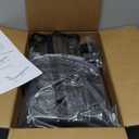 Kitstorack 2Pack Height-adjustable Under Bed Storage with Wheels, Under Bed Storage Containers,Under Bed Shoe Storage Organizer with Clear Window&Label, Suitable for Clothes Storage, Black