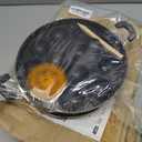Non Stick Appam Maker 12 Cavity Appam Patra Pan with 2 Side Handle And Stainless Steel Lid