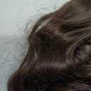 REECHO 16" 1-Pack 3/4 Full Head Curly Wavy Clips in on Synthetic Hair Extensions HE008 Hairpieces for Women 5 Clips 3.9 Oz per Piece - Dark Brown