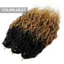 Faux Locs Crochet Braid Hair Bohemian Locs 24 Inches Synthetic Dreads Ombre Braiding Hair Afro Dreadlock 1B/27