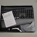 Wireless Keyboard and Mouse Combo,2.4G Full Size Wave Keys Ergonomic Keyboard with Wrist Rest for Natural Typing, 3 DPI Adjustable Ergonomic Silent Mouse for Computer/Laptop/Windows/Mac (Gray)