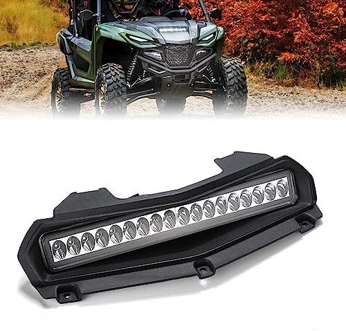KEMIMOTO Hood Scoop Light Compatible with Rmax 1000 Rmax2 Rmax4 2021-2023, LED Front Auxiliary Spot Light Daytime Running Light Accessories 1PCS Front Grill Accent Lights LED Grille Lights