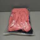 NEER 3 Pack Pants for Women Wide Leg Casual Pant Drawstring Stretchy Waist Trousers with Pockets, Size M, Color: Blue, Black, Pink